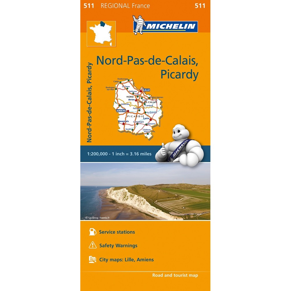 511 Nord-Pas-de-Calais, Picardy Michelin